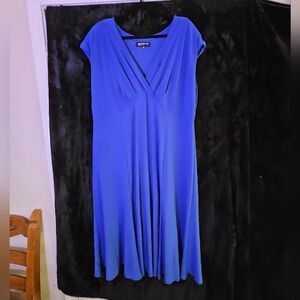 Plus size Blue Dress